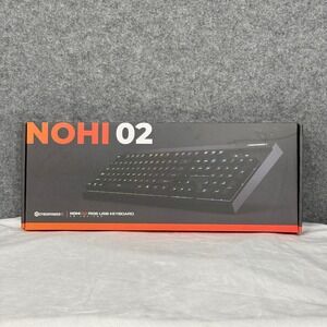 CyberPowerPC NOHI 02 RGB USB Wired Gaming Keyboard KB-161-104 Black Tactile New